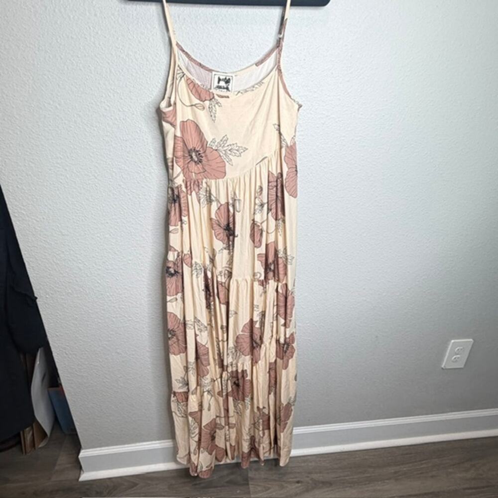 Jaase Winona Maxi Dress Small April Floral Print Boho Cottagecore Rayon - Picture 9 of 13